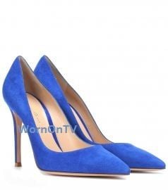 Gianvito 105 suede pumps at Mytheresa